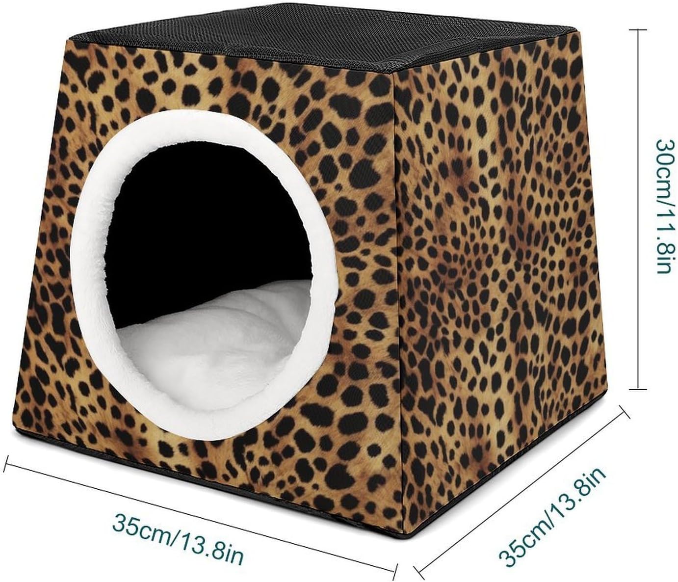 Stylish and Durable Small Pet Beds, Leopard Animal Print Printing and Pet Tents are Perfect for Pet Play