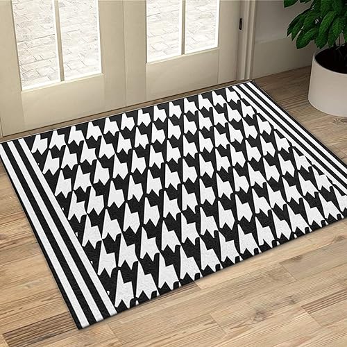 Miniatura 5 de Alfombras de baño antideslizantes, alfombras de baño bohemias, antideslizantes, tapete de terciopelo para exteriores, tapete de diseño duradero,