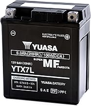 Yuasa YTX7L 12V 100 CCA AGM VRLA Maintenance Free Motorcycle Battery