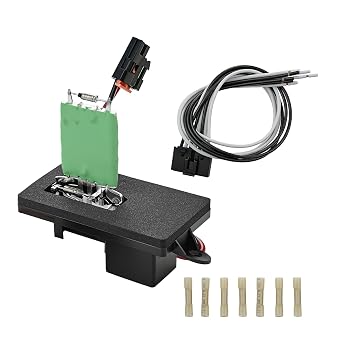 HVAC Blower Motor Resistor 22807122 Compatible with 1999-2006 Chevy Avalanche Silverado Suburban Tahoe GMC Sierra Yukon | Replaces OE# 973-409 89019089 15-81087 | Manual AC Control