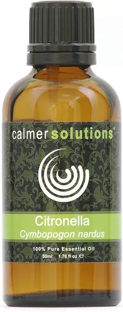 Calmer Solutions Citronella 100% Pure Essential Aromatherapy Oil 50ml