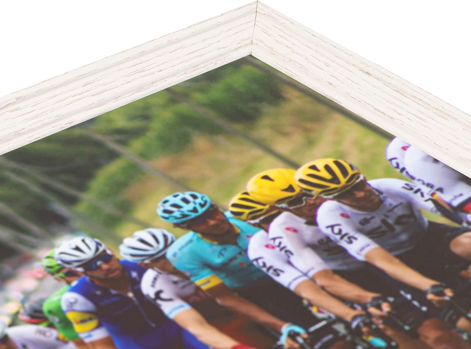 ArtToFrames 24x48 Inch White Picture Frame, This 1.50 Inch Custom Wood Poster Frame is White, Great for Your Art or Photos - Comes with Economy Acrylic