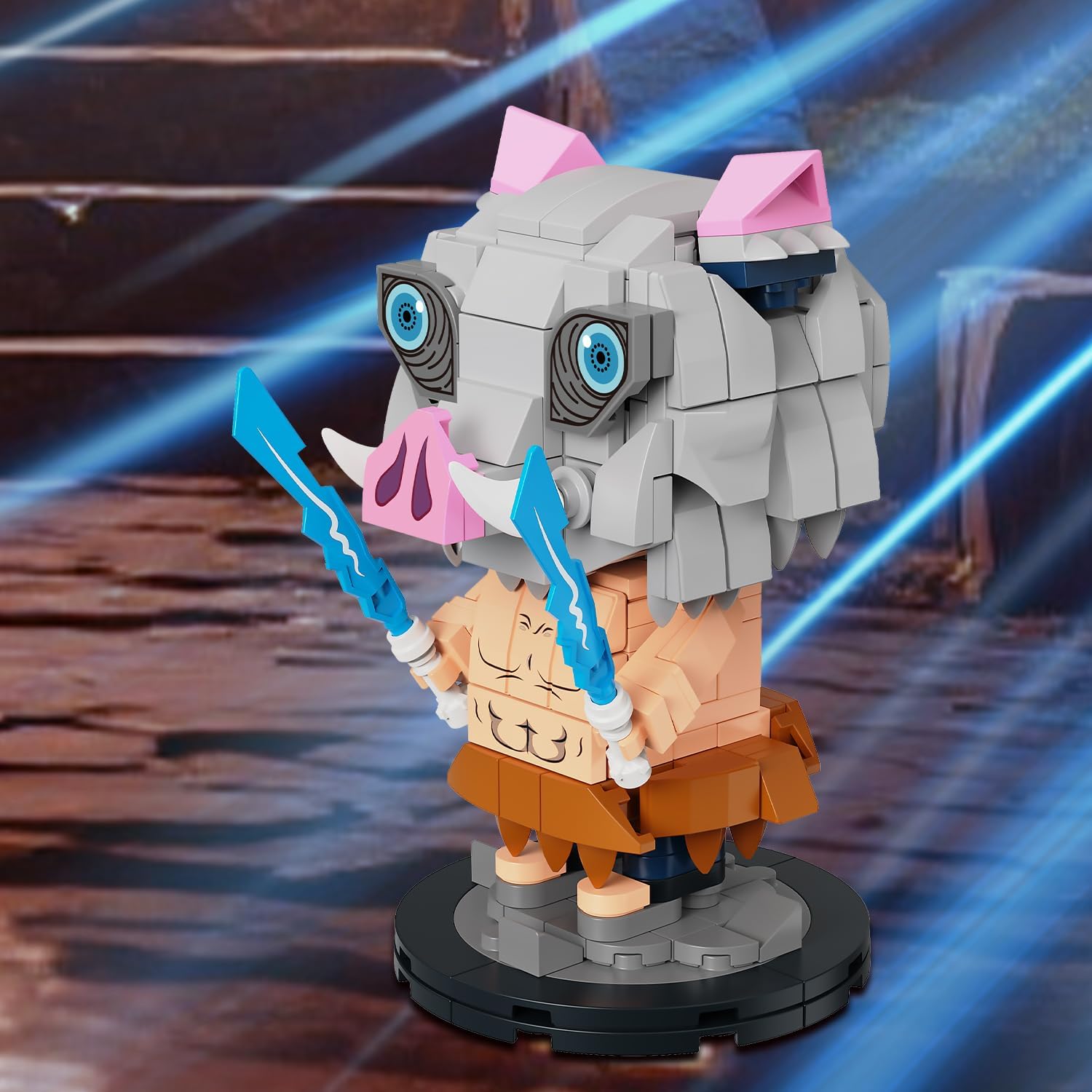 Demon Anime Building Blocks Set, Tanjiro Zenitsu & Inosuke Figures 786pcs, Compatible with Lego Demon Character Manga Toys Collectible Action Figures, for Anime Fans Kids Adults - Image 9