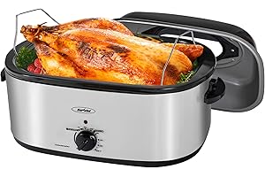 Sunvivi - Electric Roaster Oven Turkey Roaster with Lid