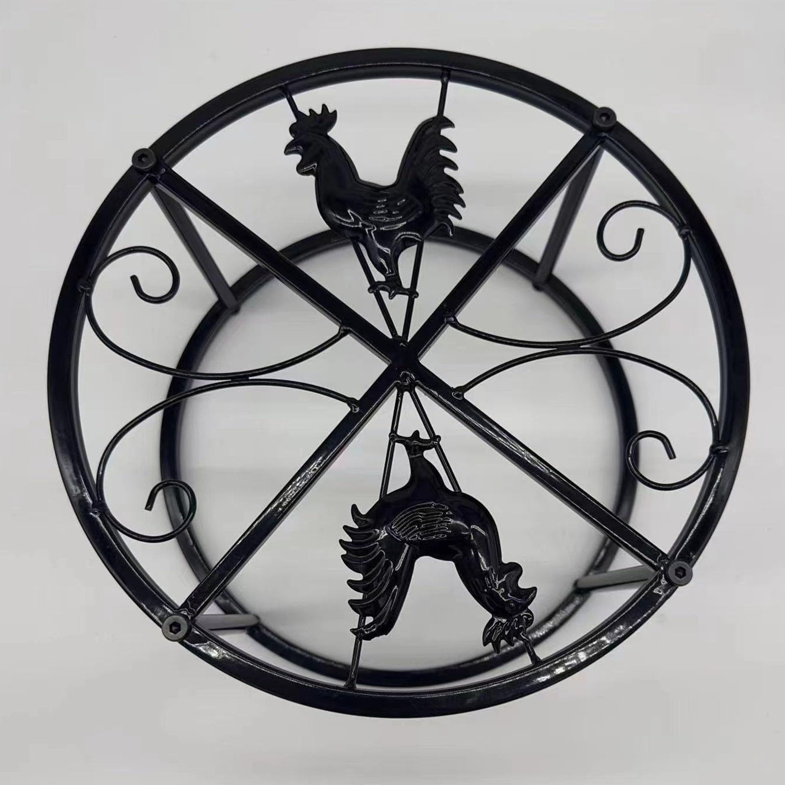 Soporte de metal robusto para comedero de pollos al aire libre con diseño a prueba de fugas, soporte simple para bebedero, soporte de metal inoxidable para comedero de aves de corral