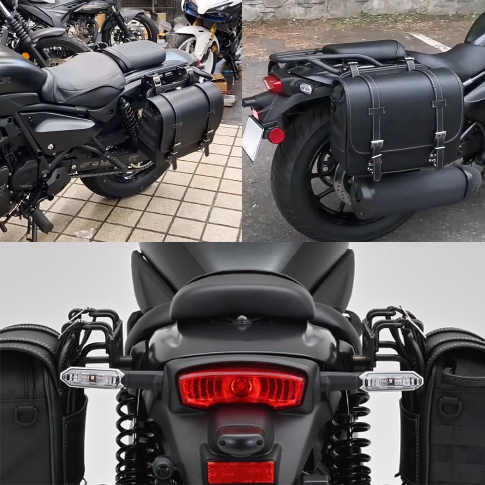 Amazon | Sporacingrts バイク用 サイドバッグサポート エリミネーター