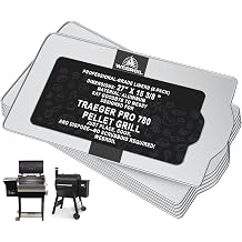 6 Packs BAC520 Drip Tray Liners for Traeger Pro 780 Pellet Smoker Grill