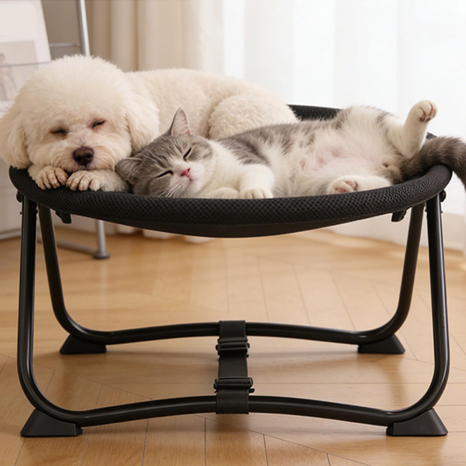Genérico Lit pour Chien | Portable Respirant antidérapant | 57 x 41 x 26 cm Lit pour Chiens d'extérieur pour Animaux de Compagnie, Chats, Chiots, Dormir, se Reposer et Camper en Plein air