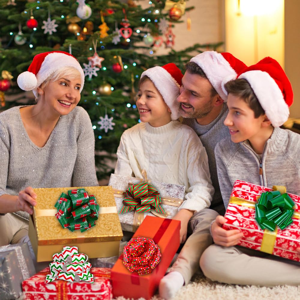 YUJUN 24 x Weihnachtsschleifen