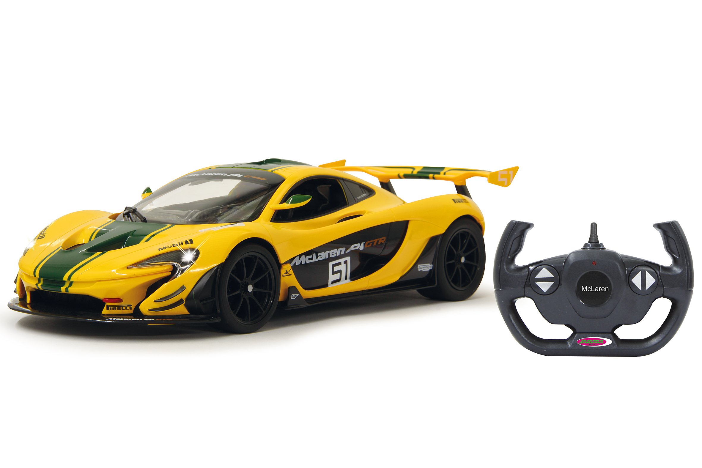 Jamara 405092 1:14 "Amarillo Mclaren P1 GTR 2.4g Modelo