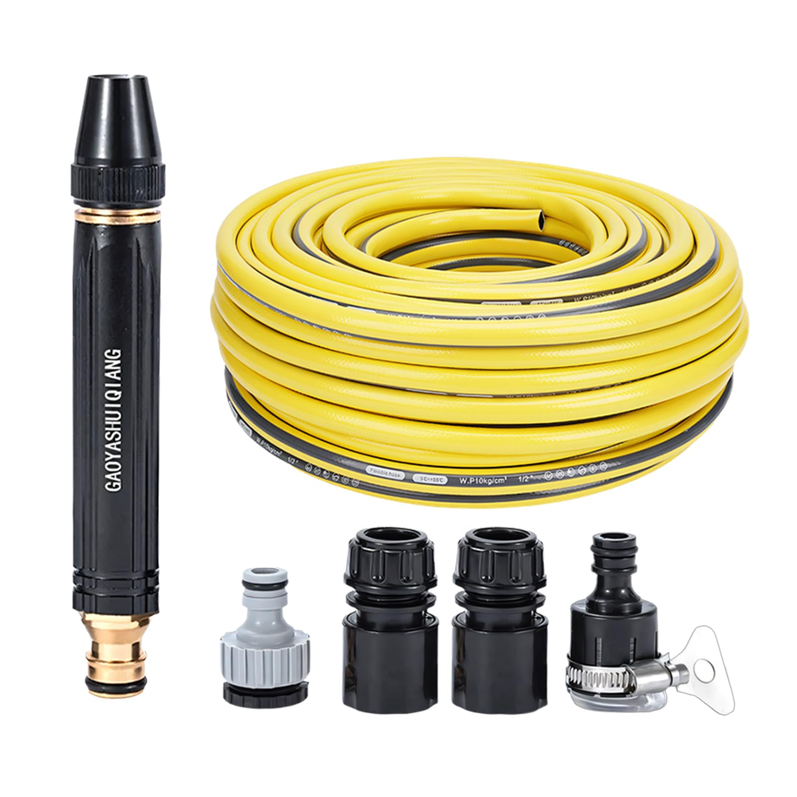 Kalttoy Multicolor Professional Car Wash Nozzle Set High Pressure Water Nozzle Instantly Connection With Hose For Home Car Wash For Hose High Pressure Water Jets Sprayer