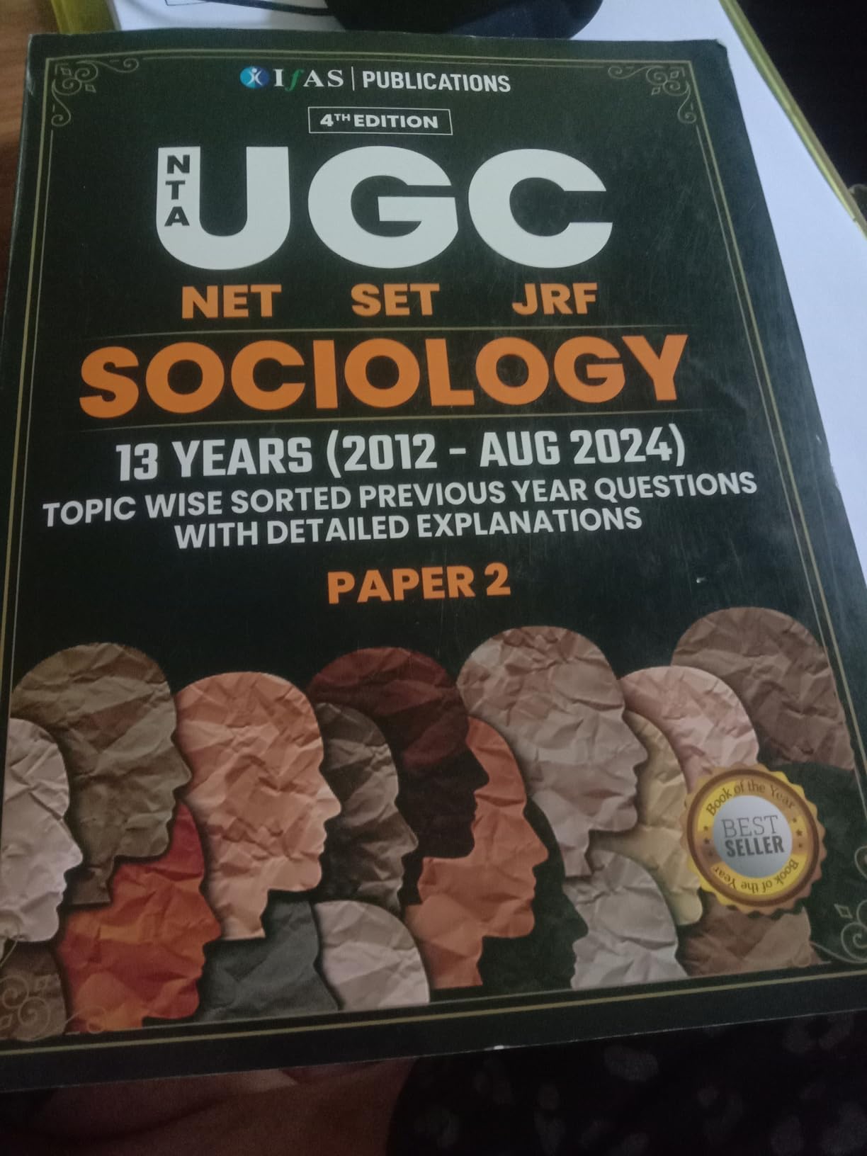 IFAS UGC NET Sociology Book Paper 2 PYQ Solved 2014-2025
