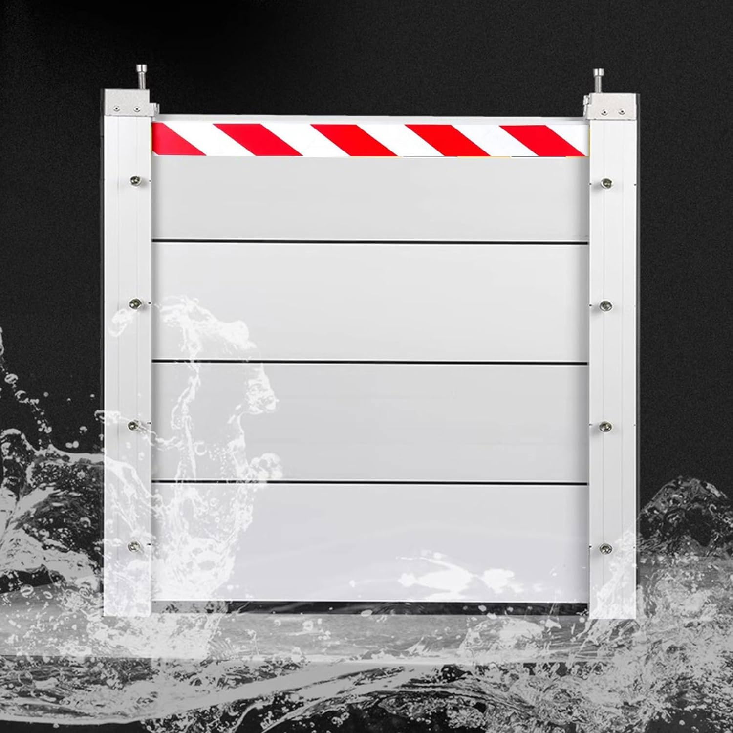 Inondation de garage solution efficace avec barrières et boucliers de porte