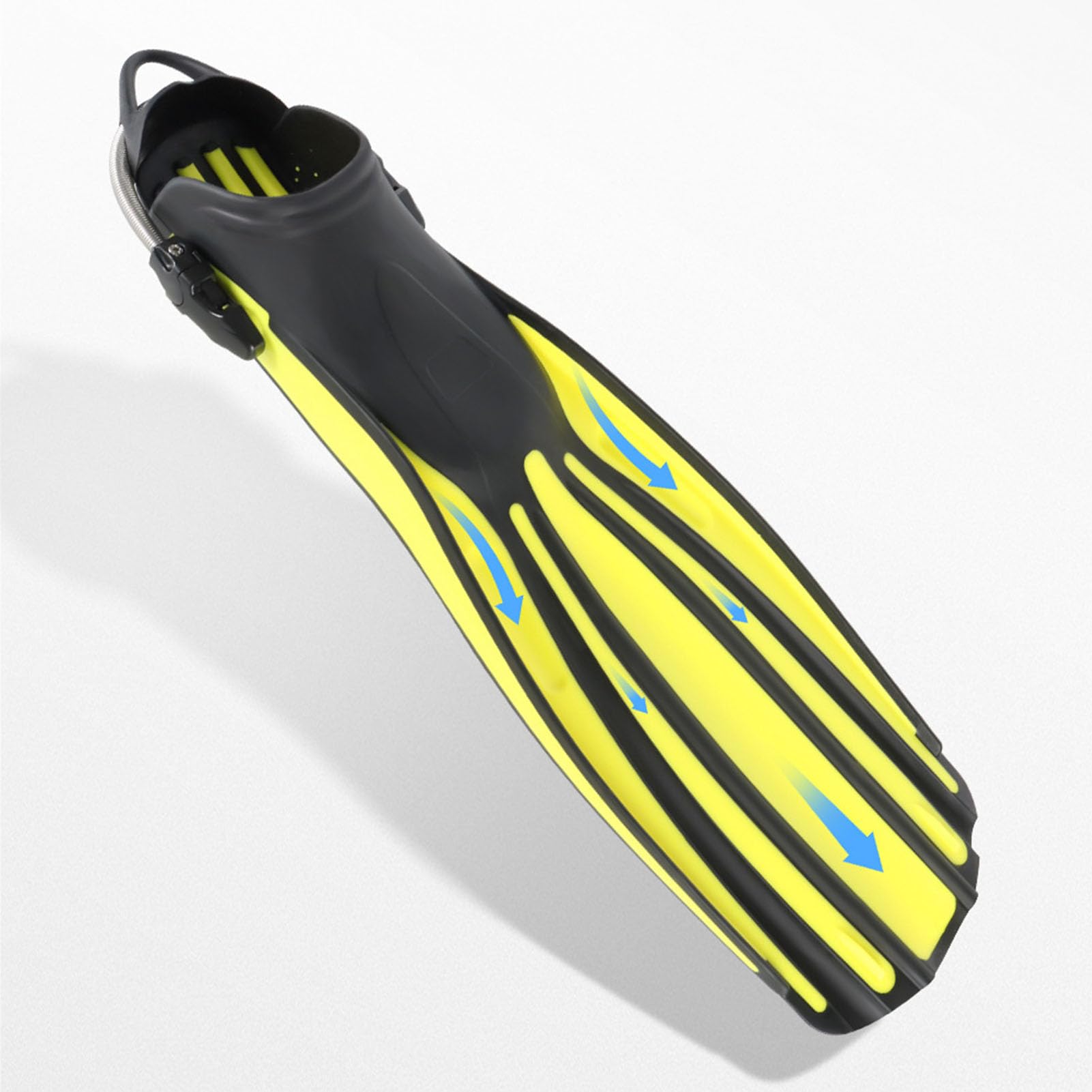 Alomejor Pinne per Immersione in TPR Premium, Fibbia Regolabile, manovrabilità Migliorata per lo Snorkeling e il Nuoto