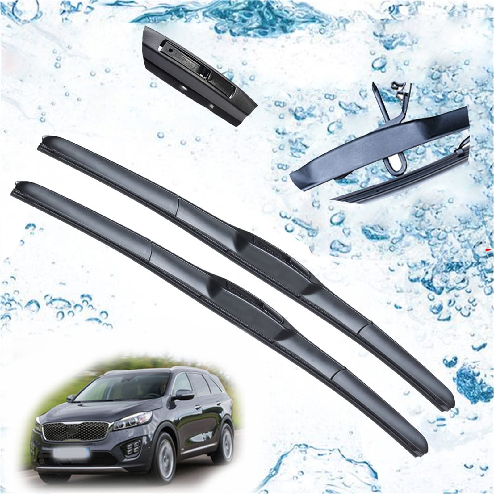 Essuie-glace KIA Sorento UM anti-traces pour pare-brise avant 15-19