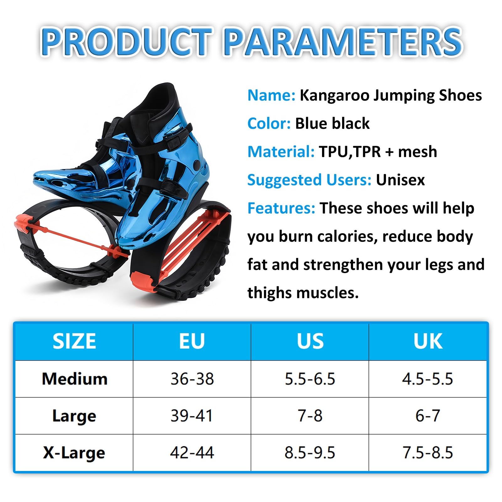 Känguru-Springschuhe Für Männer Und Frauen, Indoor- Und Outdoor-Sport-Fitnesstrainings-Mondschuhe, Komfortables Design