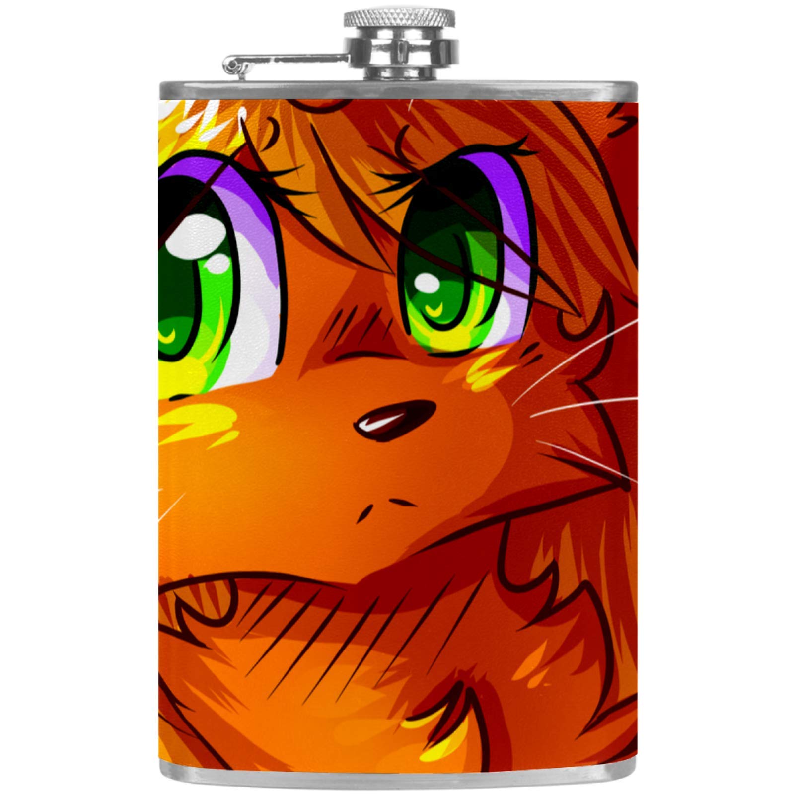 Flasque à whisky de poche cadeau idéal pour les buveurs et fans d'anime