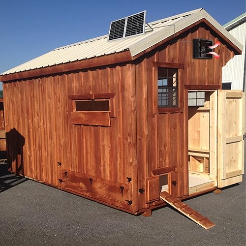 Miniatura 4 de Kit de ventilador de panel solar de 20 W, ventilador de escape AntPay con cable de 11 pies para gallineros pequeños, invernaderos, cobertizos, casas