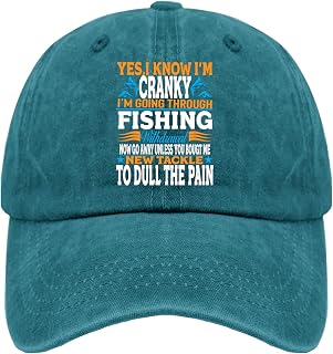 I’m Going Through Fishing Withdrawal Now Go Away Unless You Bought Me New Tackle to Dull The Pain Golf Hat Sports