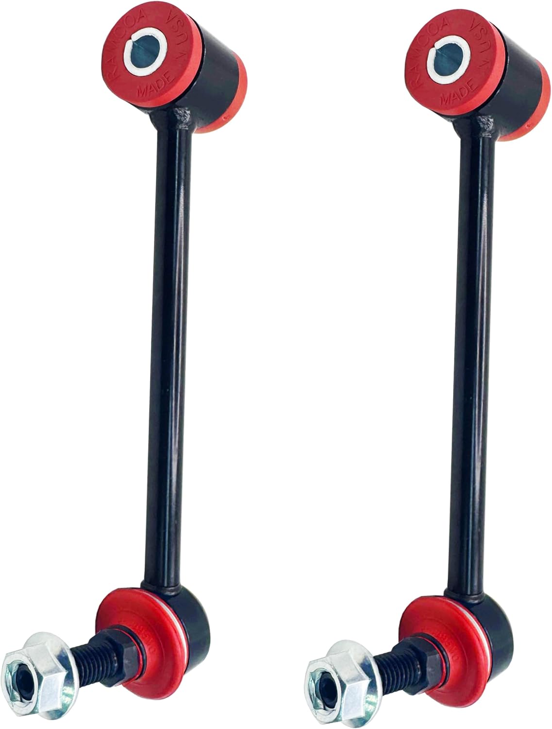 Suspension Dudes Front Sway Bar Stabilizer CODE RED 1"-3" Lift Extended Link Kit FITS Wrangler 2007-2018, Boots And Bushings Made In USA