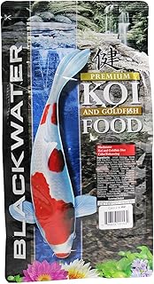 Blackwater Premium Koi and Goldfish Foods Color Enhancing Diet 2 lb, Medium Pellet
