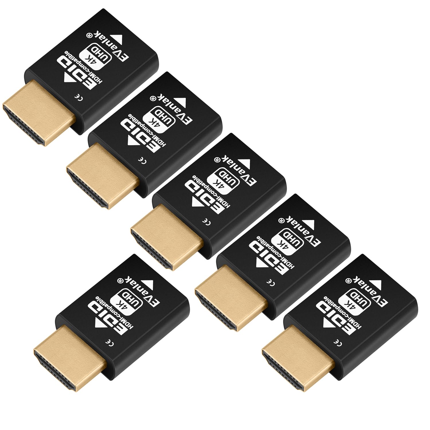 Mini Emulatore EDID HDMI Passthrough – 1080p@59Hz, Supporto 4K 60Hz, Plug&play, Per Switch E Splitter HDMI