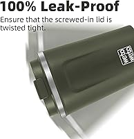 Vista 18 de WETOWETO Taza de viaje de 12 onzas, taza de café reutilizable aislada con tapa a prueba de fugas, taza de café de viaje de acero inoxidable, taza