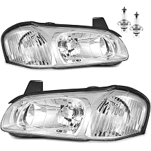 Headlights for 2000 2001 Nissan Maxima Bulbs included