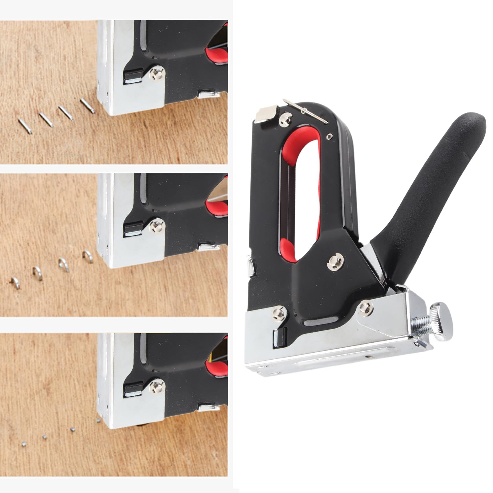3 in 1 Staple Gun Industrial Tool Upholstery Photo Frame Advertisement Capacity 600Nails