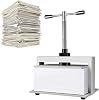 DAZULI Manual Paper Press Machine A3A4 Book Press Bookbinding Notes Office Invoice Steel Flattening Machine 3306lbs1500kg Pressure,A3