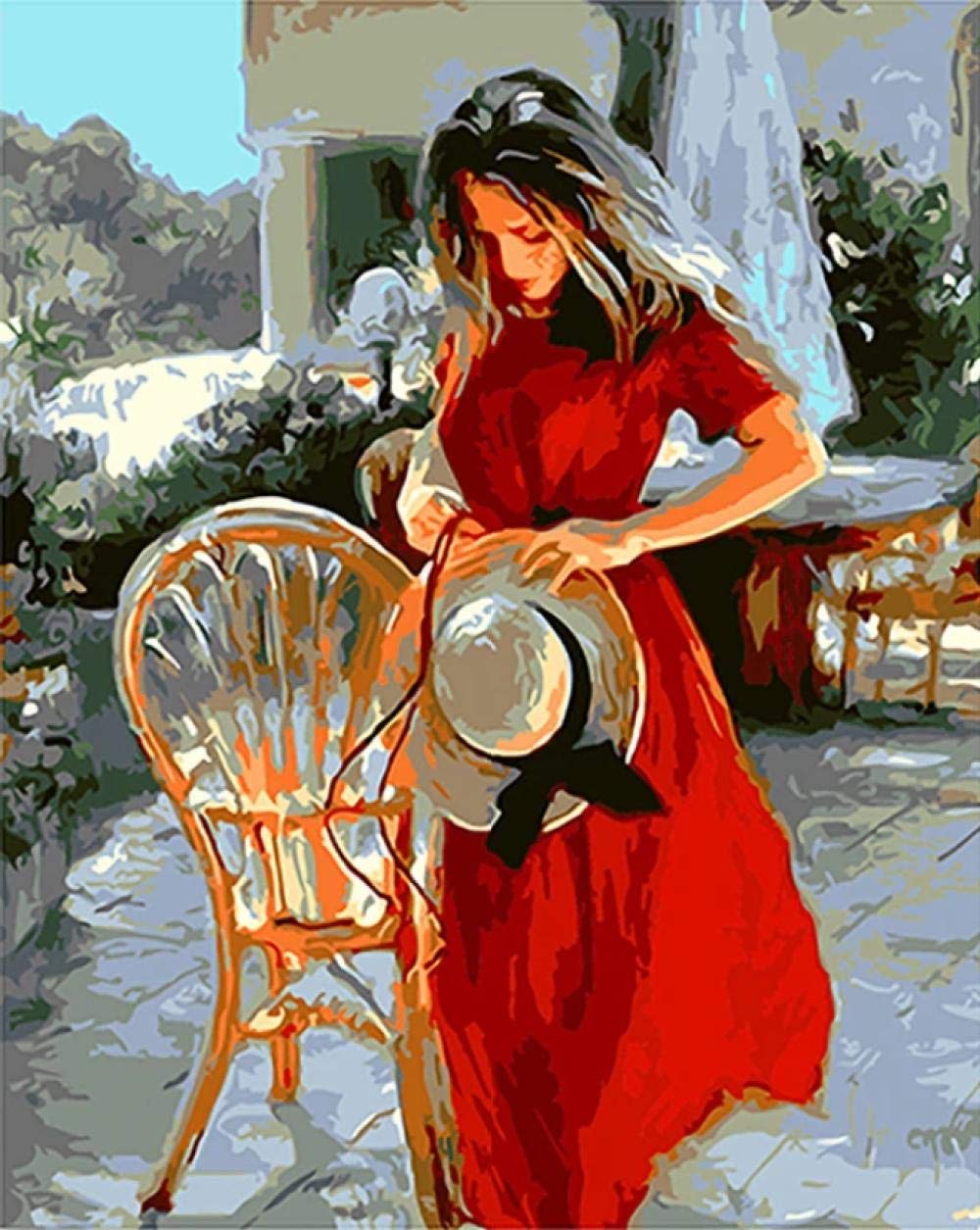 Cadeaux d'art peinture à la main par numéros pour anniversaire et fêtes