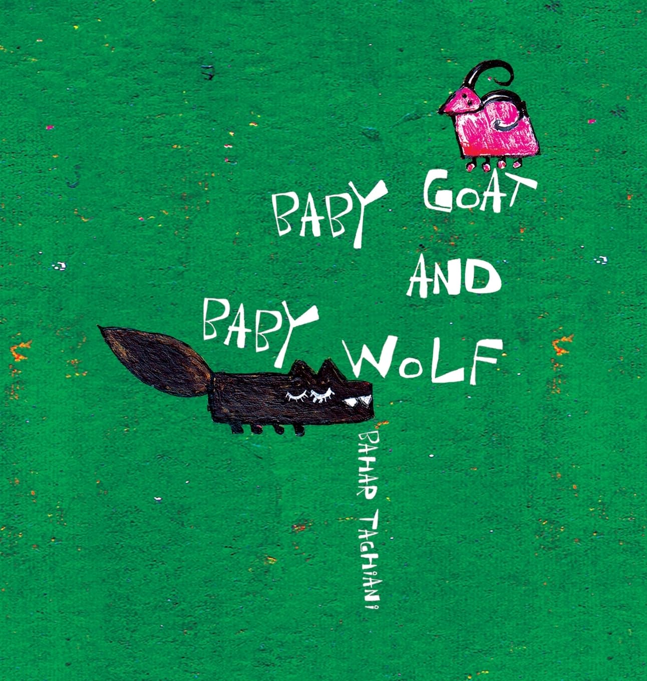Baby Goat and Baby Wolf cadeau de naissance en bois idéal
