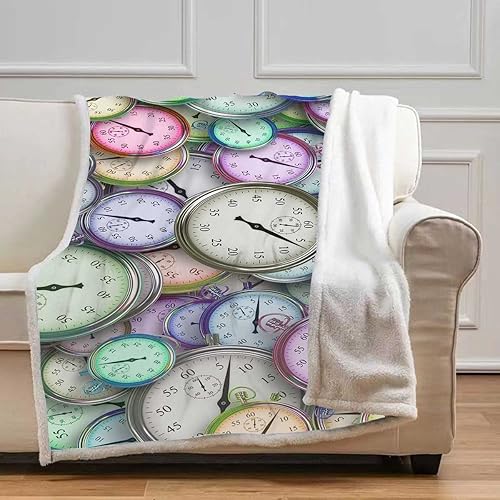 Miniatura 6 de Landscapes Sunset Night Scenery Cobijas Calientes para Invierno - Mantas de otoño suaves, afelpadas, esponjosas, para cama de campamento, tamaño