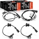 A-Premium Pack of 4 Front and Rear ABS Wheel Speed Sensor for Chevrolet Equinox & GMC Terrain 2010-2017 - Front and Rear Driver & Passenger Side