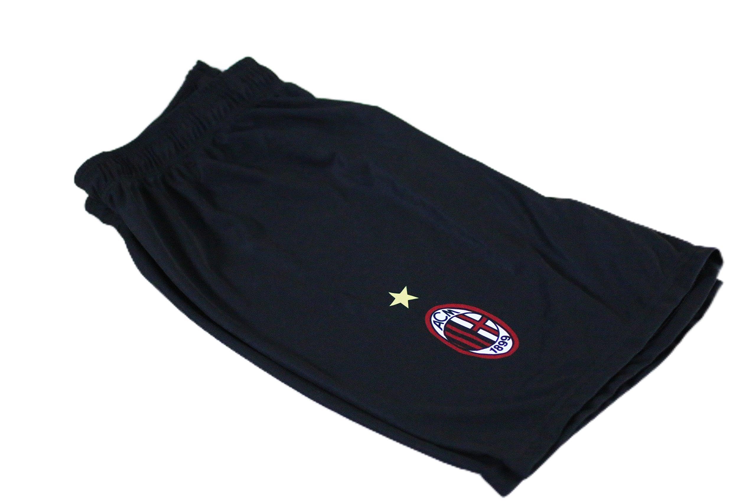 PANTALONCINI PANTALONCINO MILAN UFFICIALE REPLICA adulto uomo bambino NERO