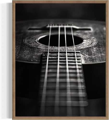 Miniatura 28 de Boombox - Póster musical musical instrumental para pared, color blanco y negro, fotografía, arte musical, dormitorio u oficina, sala de estar,