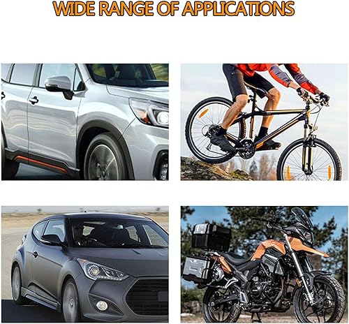 Miniatura 7 de 40 piezas de clavos de reparación de neumáticos de vacío rápido, varios tamaños, resistentes a altas temperaturas, de goma con ranura cruzada,