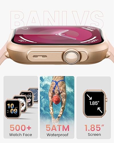 Miniatura 7 de Fitness Smart Watches for Women Men 1.85" Smart Watch with 30 Days+ Battery Life MakeRecive Call Heart Rate SpO2 Sleep Monitor 120+ Sport IP68