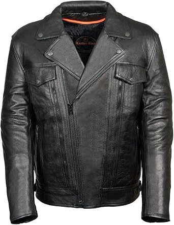 Mens Utility Pocket Motorcycle Jacket