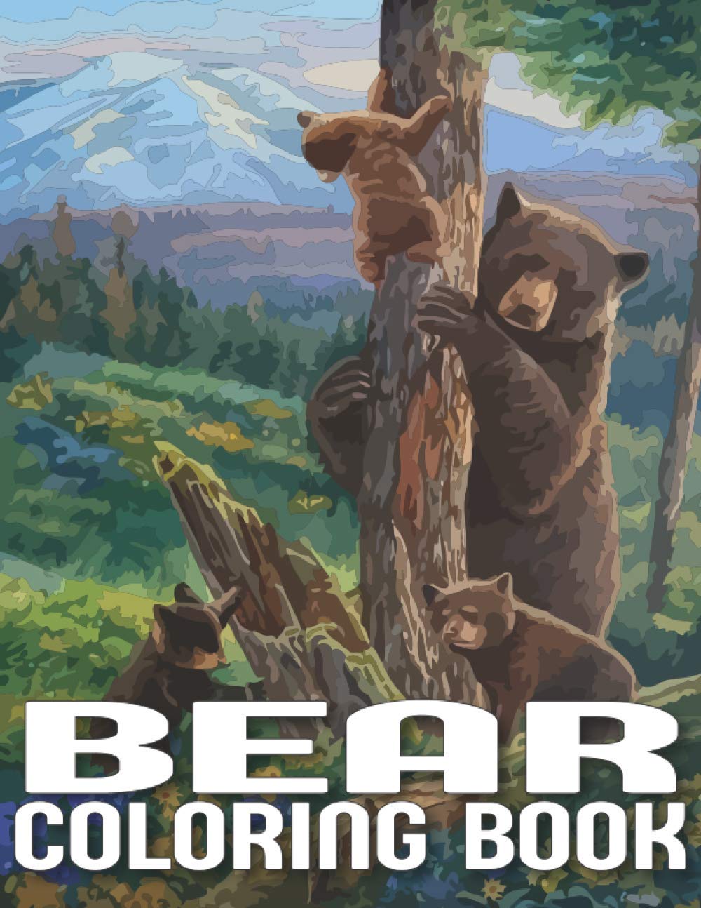 Bear Coloring Book: An Adult Bear Coloring Book with 29 Beautiful Bears Designs For stress relieve And Relaxation