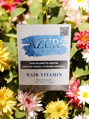 Miniatura 6 de Vitaminas para el crecimiento del cabello para mujeres y hombres  Apoya el cabello más grueso y fuerte  Suplemento de biotina, colágeno y queratina