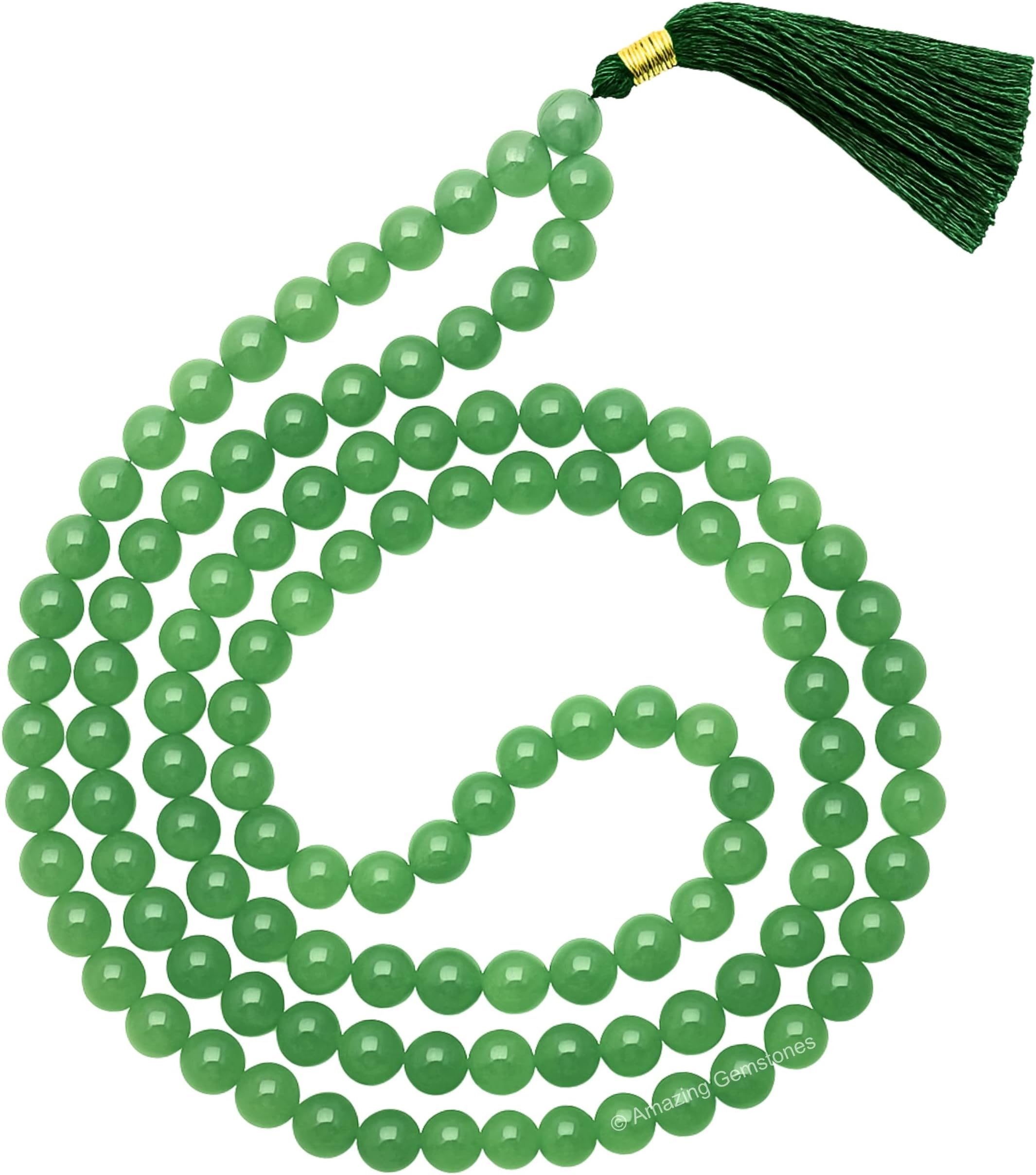 Japa Mala 108 Prayer Beads Necklace and Wrist Mala Bracelet for Meditation