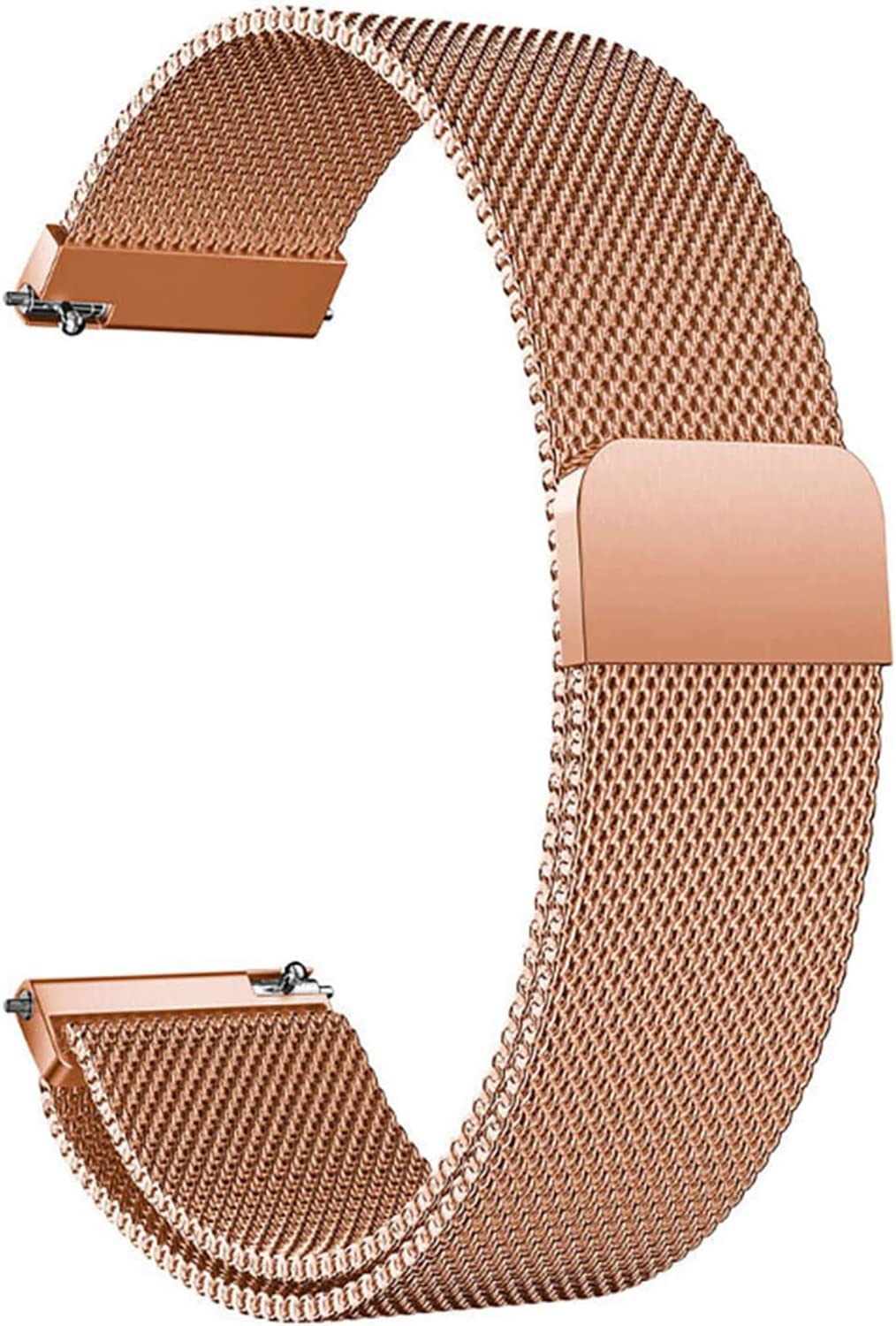 Printme 22 MM Strap, Compatible with Galaxy Watch 3 45mm/Samsung Galaxy Watch 46mm/Gear S3 Frontier/Classic Band, 22mm Stainless Steel, Metal Strap for Galaxy Watch 46mm Smartwatch (Rose Gold) (B0BMB896R7) Amazon Price History, Amazon Price Tracker