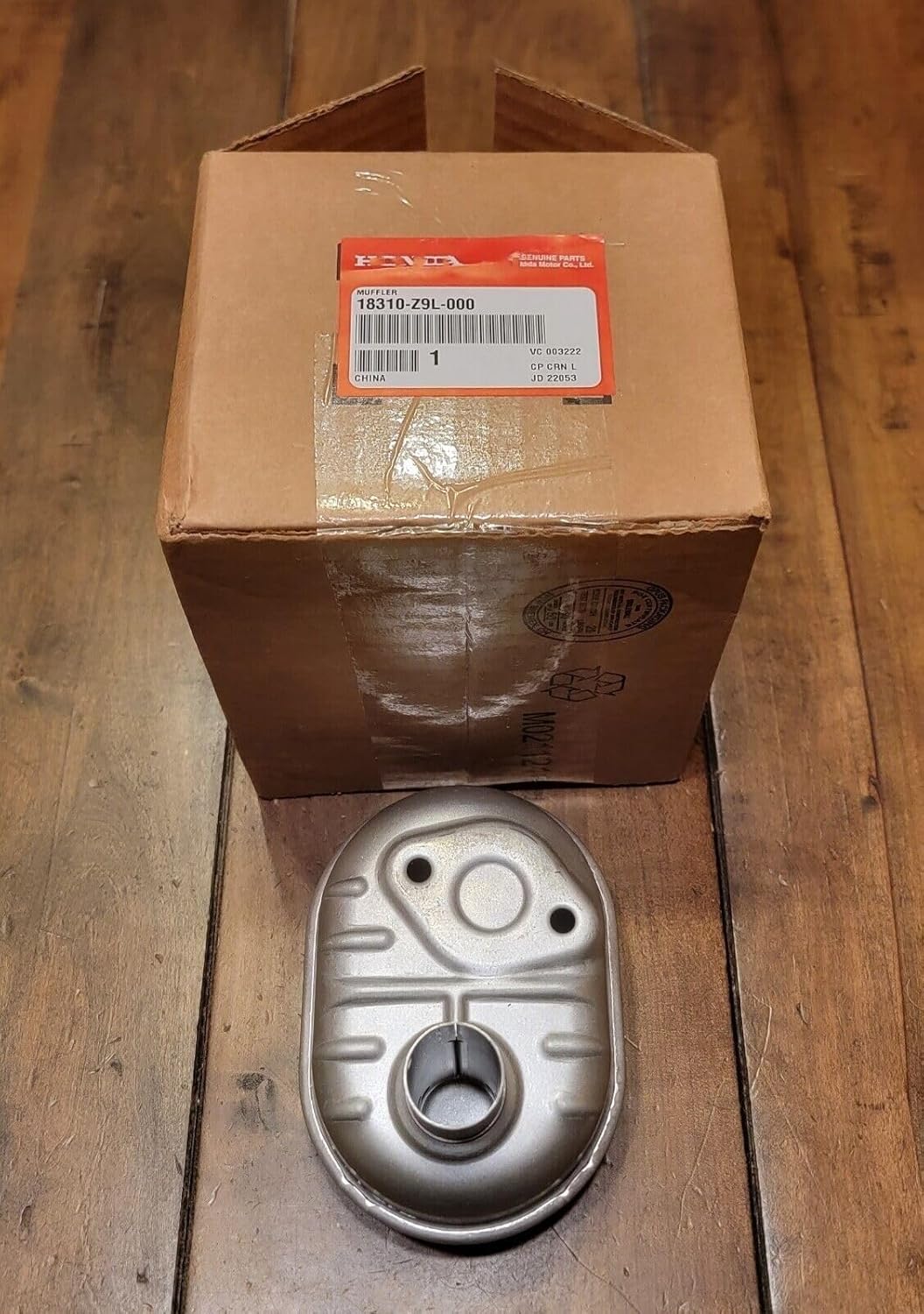 Replacement for HONDA NEW Genuine Muffler GCV170LA GCV200LA HRN216 HRX217K6 18310-Z9L-000 OEM