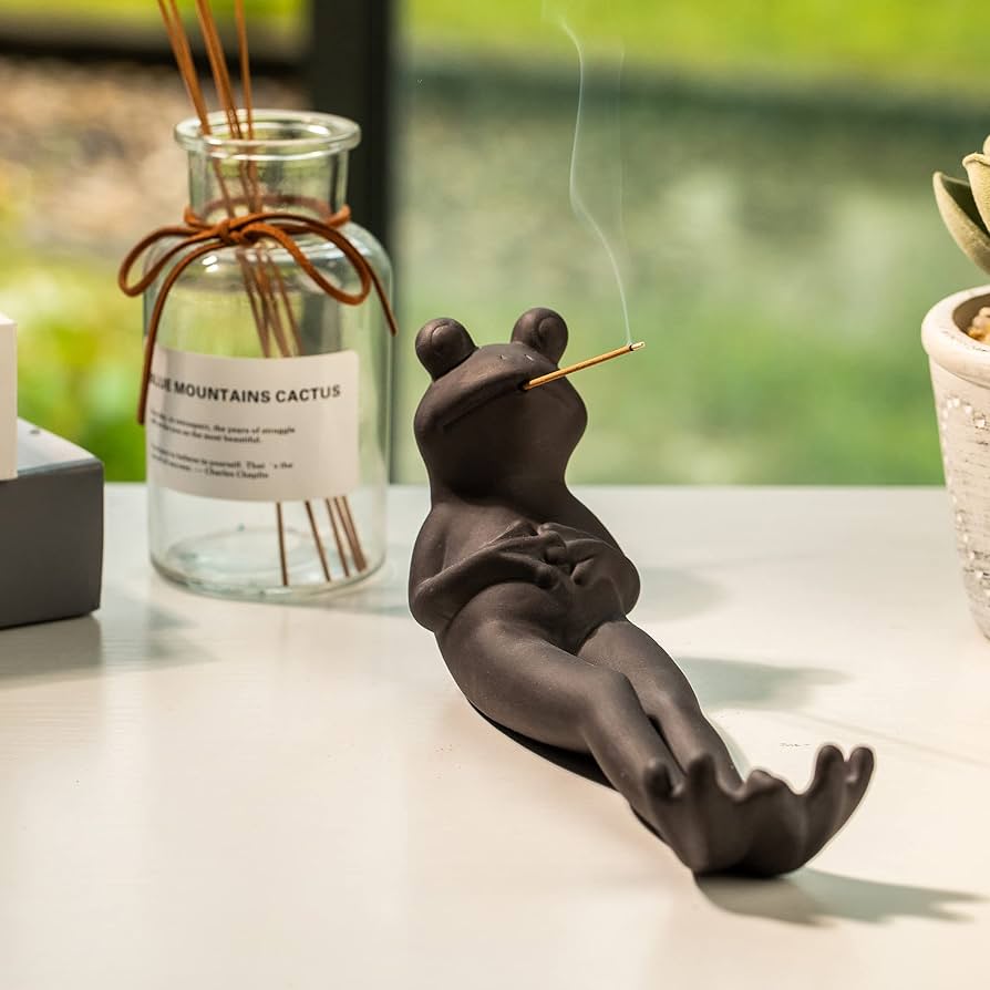 Amazon｜Ugaarsan お香立て かわいい カエル おしゃれ シンプル