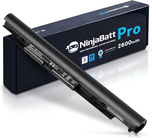 NinjaBatt Pro Battery JC03 JC04 for HP Pavilion 250 G6 919700-850 15-BS015DX 15-BS020WM 15-BW011DX 15-BS013DX 15-BS113DX 15-BS115DX 17-BS011DX 14-BW012NR TPN-129 - Samsung Cells [2600mAh/14.8v]