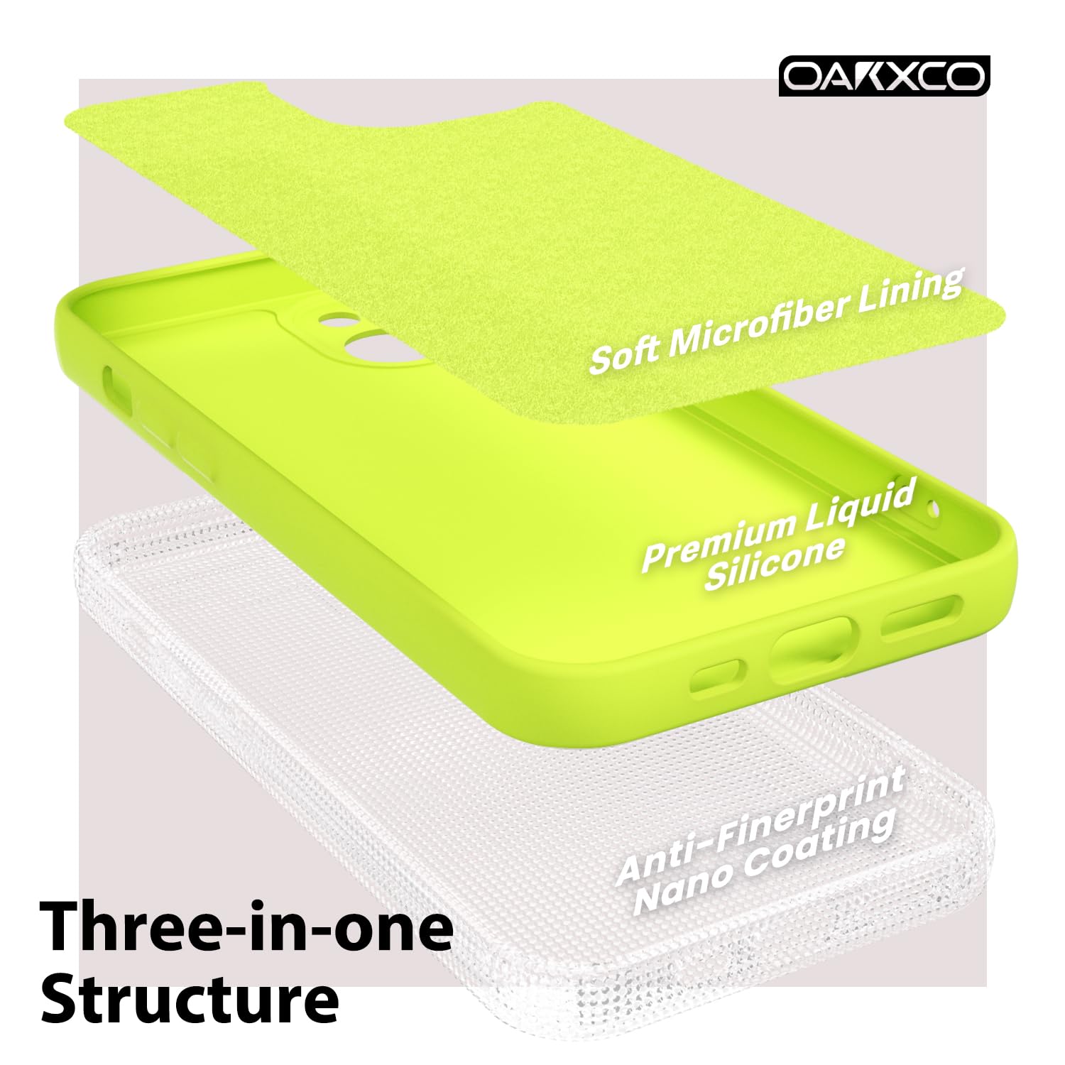 oakxco for iPhone 16 Pro Max Case Liquid Silicone, Soft Rubber Gel Elegant Aesthetic Basic Simple Cover, Cute Thin Slim TPU Matte Solid Color Plain Smooth Case for Women Girl, Light Pink — view 91