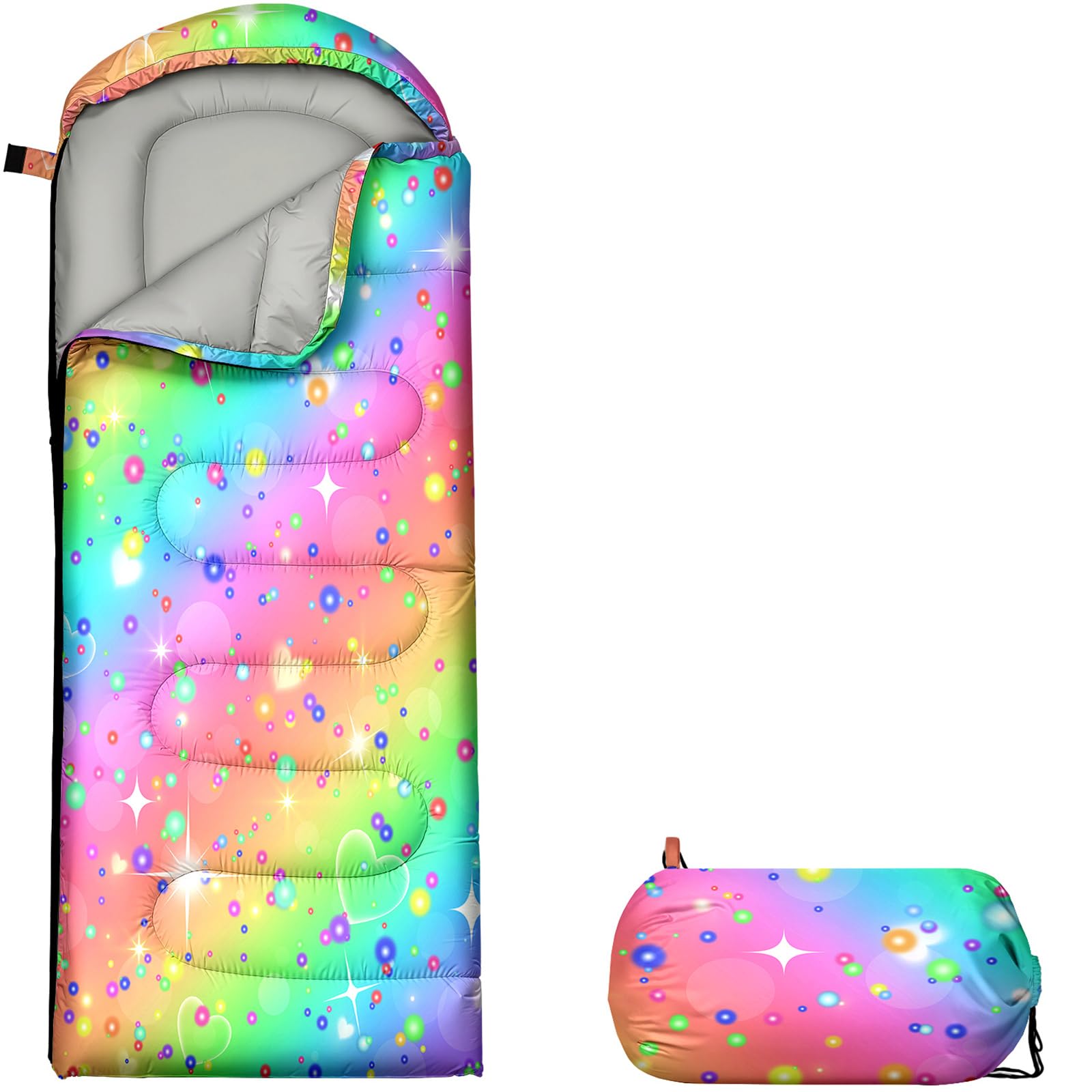Sleeping Bags, Lightweight Warm Cold Weather Sleeping Bags, Waterproof Portable Sleeping Bag with Compression Sack for Traveling, Outdoors, Camping Gear Equipment