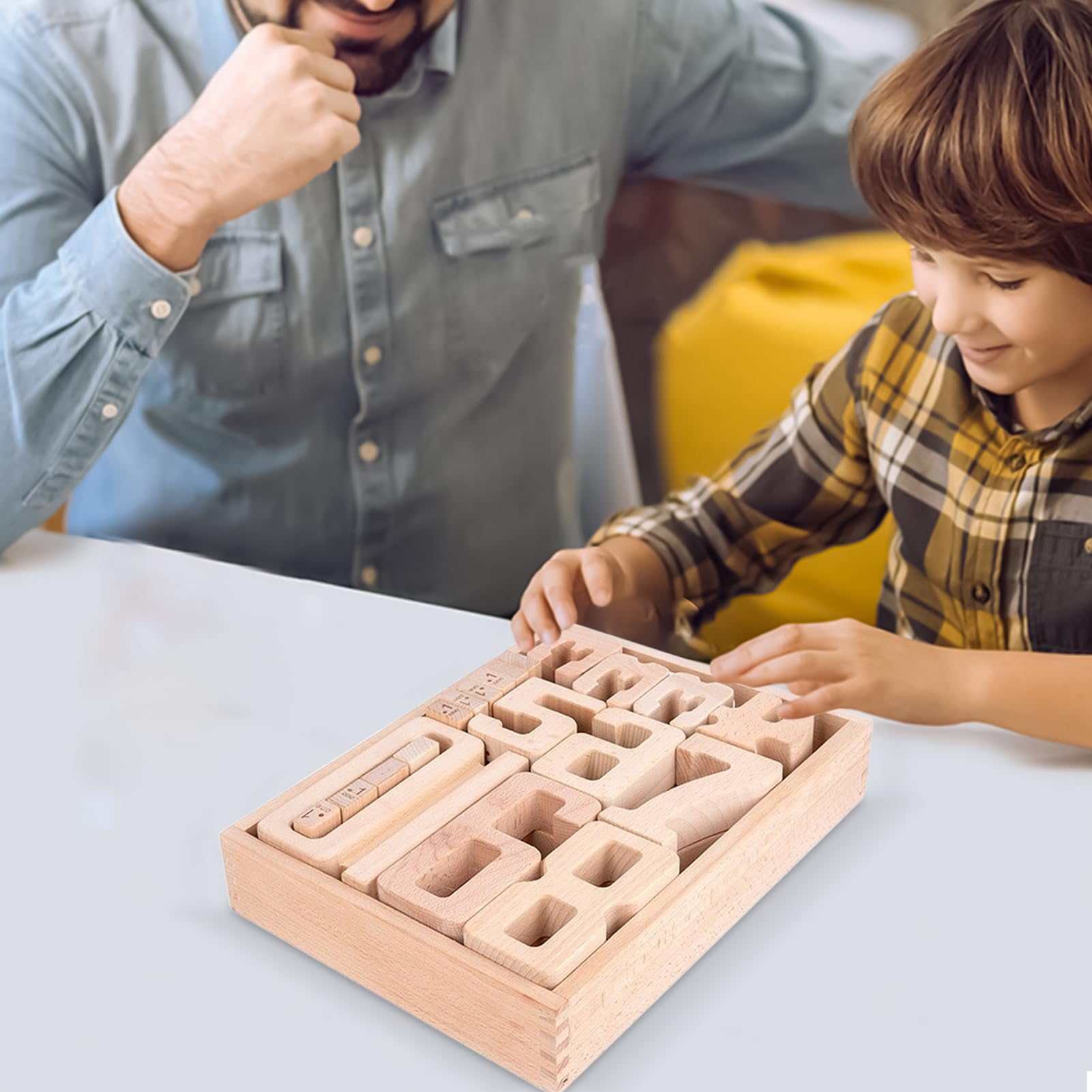 Lehrmaterialien für Mathematik – Digitales stapelbares Spielzeug, Lernblöcke | Vorschullernaktivitäten für Kinder von 1 bis 3 Jahren, STEM-Spiele im Klassenzimmer