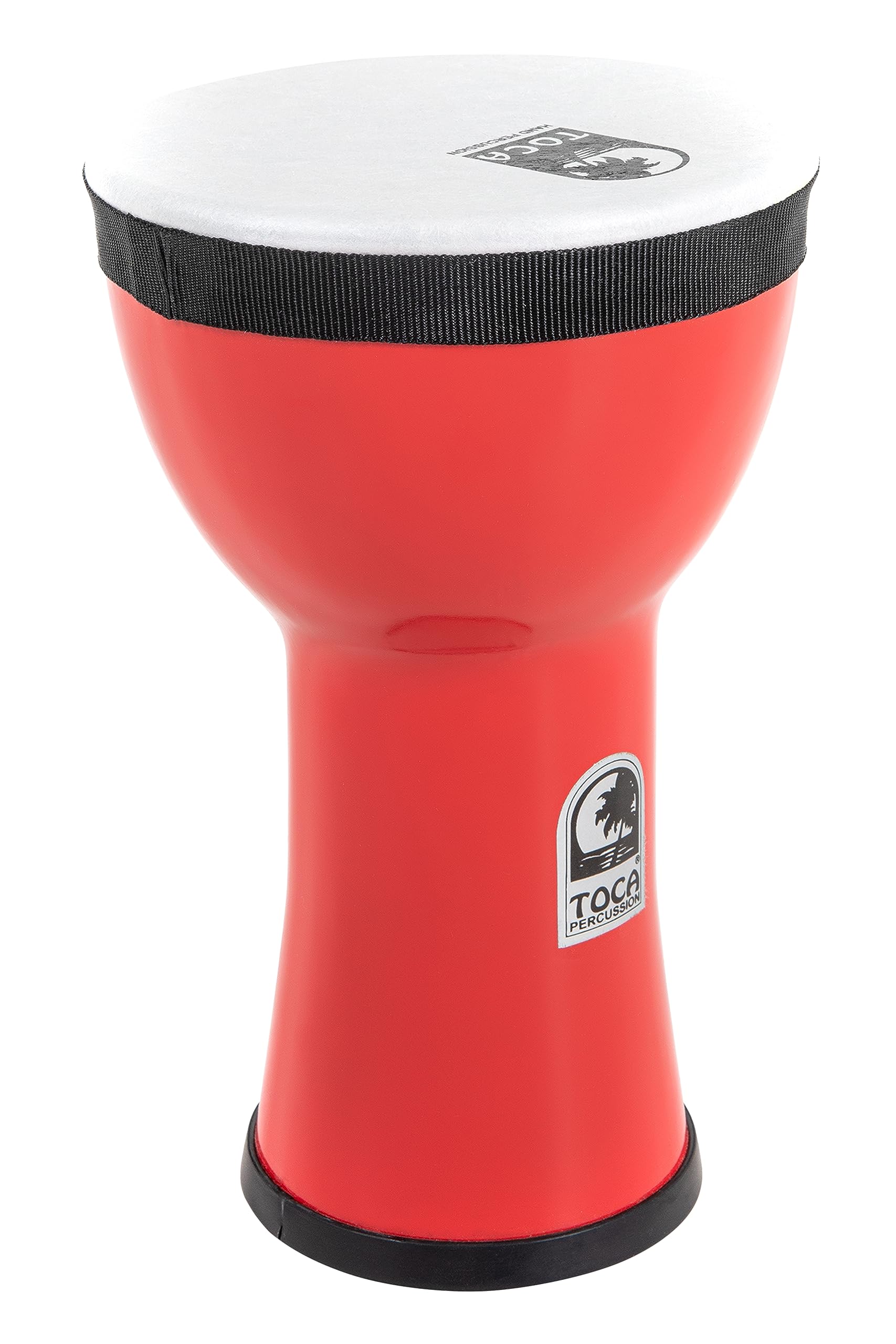 TOCA Doumbek Freestyle 2 Trommel (wetterfester PVC Trommelkessel mit 10" Höhe, immer perfekt gestimmt, ideal für Drum Circles, Bildung & Therapie, Durchmesser: 6"), Red